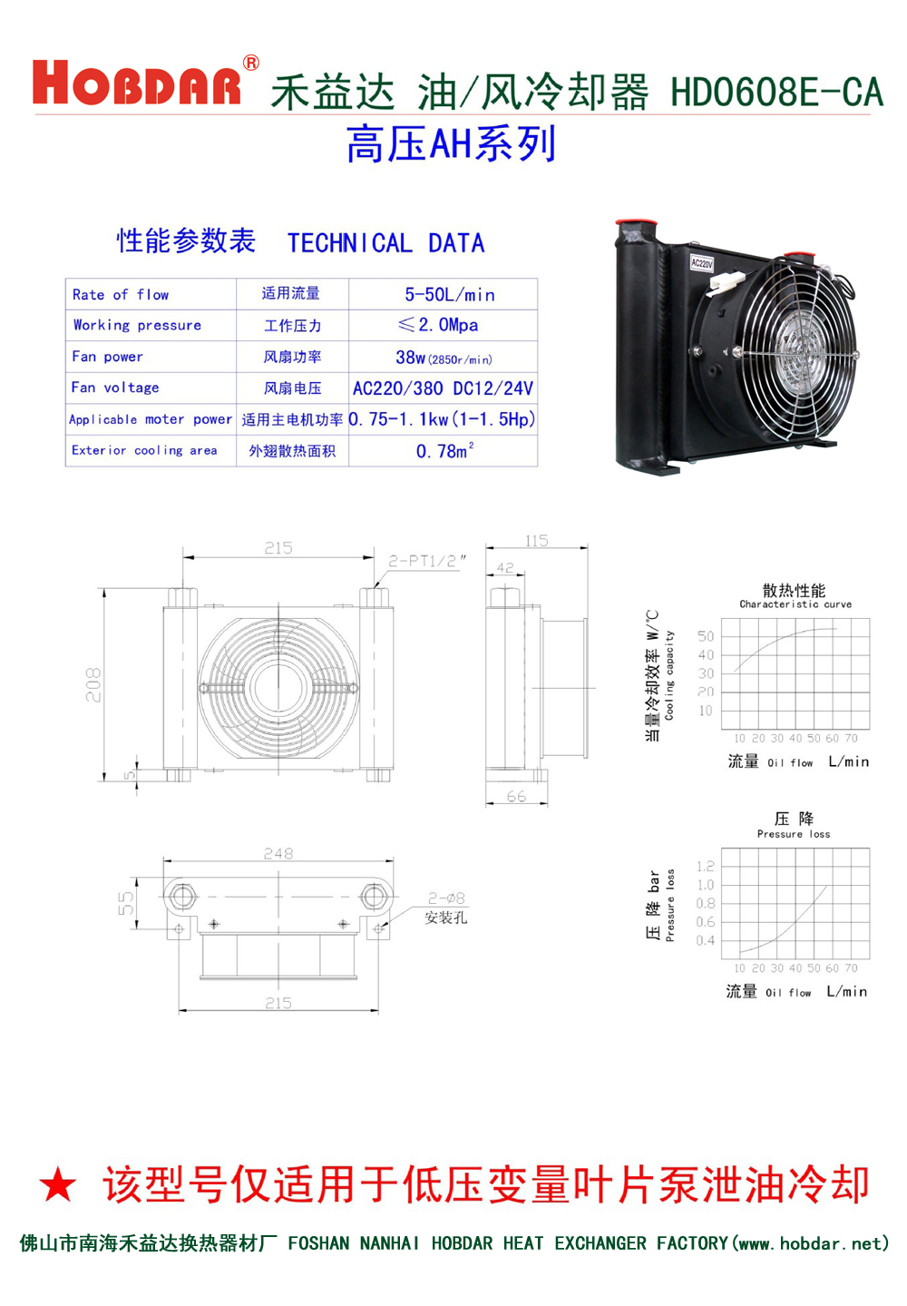 风冷却器HD0608E-CA
